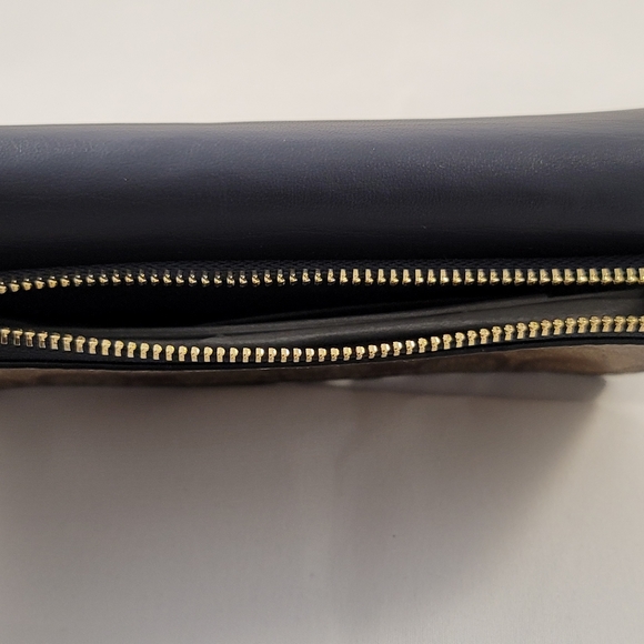 Coach Flap Card Case w/ Strap, Colorblock Canvas Crossbody Wallet ~NWT~ C5577 - Picture 6 of 12